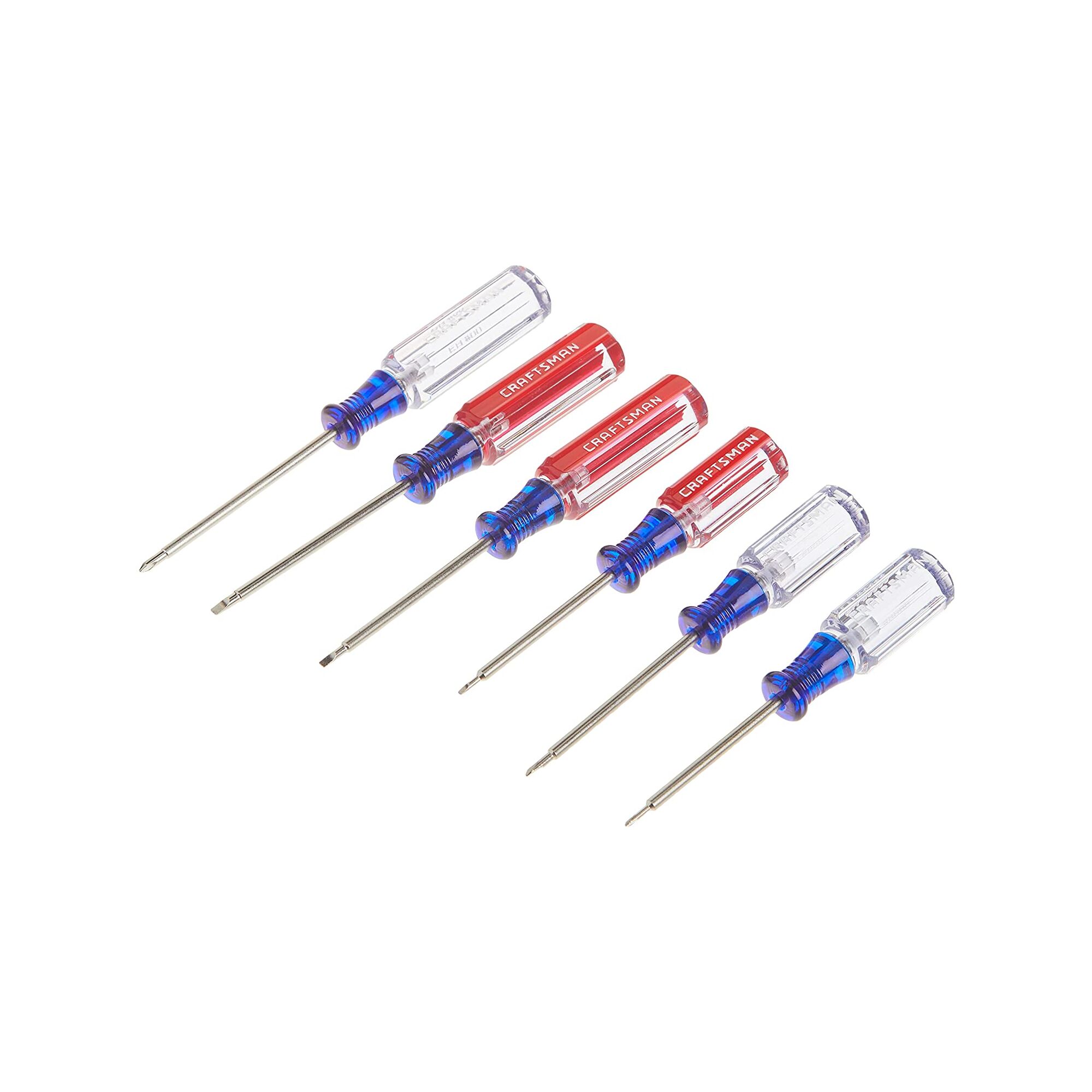 View of CRAFTSMAN Screwdrivers: Set on white background