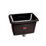 Rubbermaid Commercial, Spring Platform, Cube Truck, 14 cu ft, Black