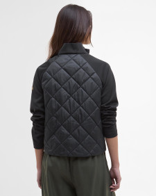 Ebony Quilted Sweatshirt Black