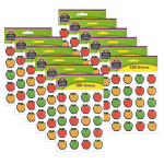 Teacher Created Resources&reg; Dotty Apples Stickers, 120 Per Pack, 12 Packs TCR5912-12