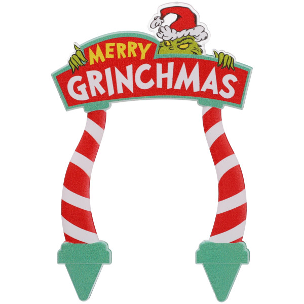 How the Grinch Stole Christmas! Merry Grinchmas Banner Layon
