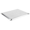 Double-wide perforated stainless steel steam table tray