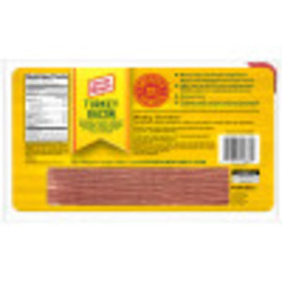 Oscar Mayer Fully Cooked & Gluten Free Turkey Bacon 58% Less Fat & 57% Less Sodium, 12 oz Pack