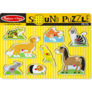 Pets Sound Puzzle, 8 Pieces