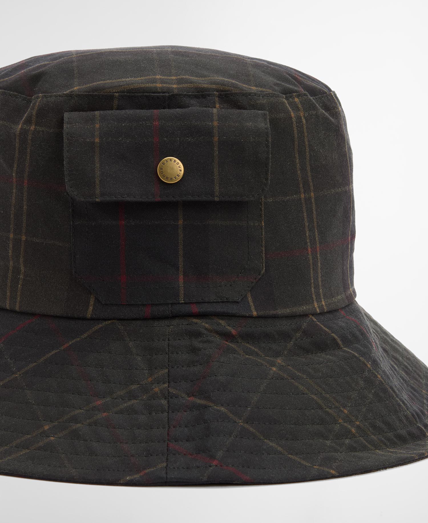 Cappello da pescatore in tartan Scarlet image number 3