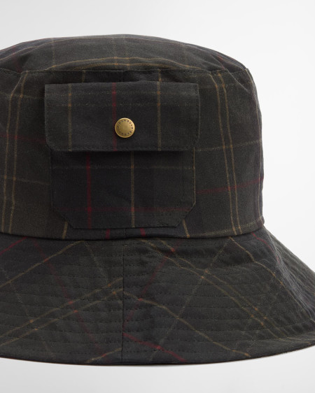 Cappello da pescatore in tartan Scarlet