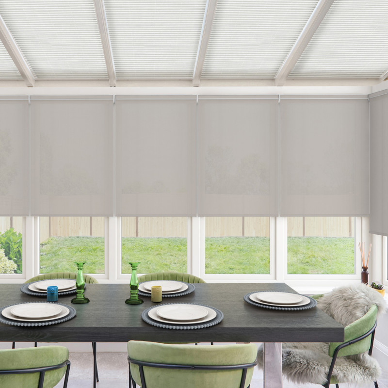 Corsica Grey Roller Blind