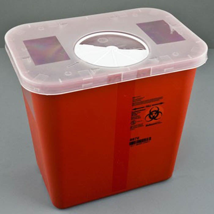 Sklar CONTAINER, SHARPS RED 2GL LOCKROTOR
