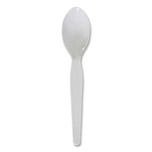 Boardwalk, Heavyweight Polystyrene Cutlery, Teaspoon, White, 1000/Carton