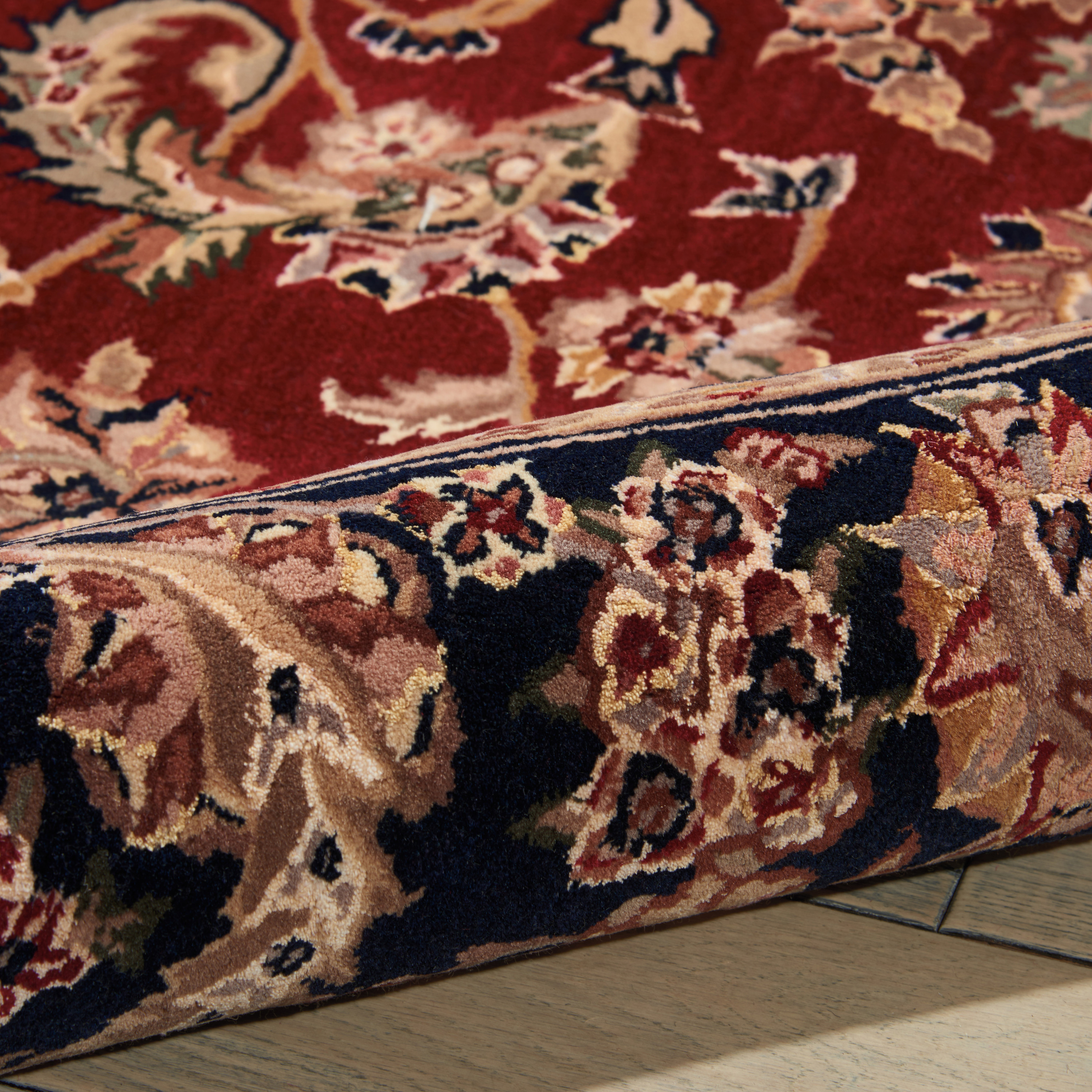 Nourison Nourison 2000 2'6" x 12' Burgundy Traditional Indoor Rug