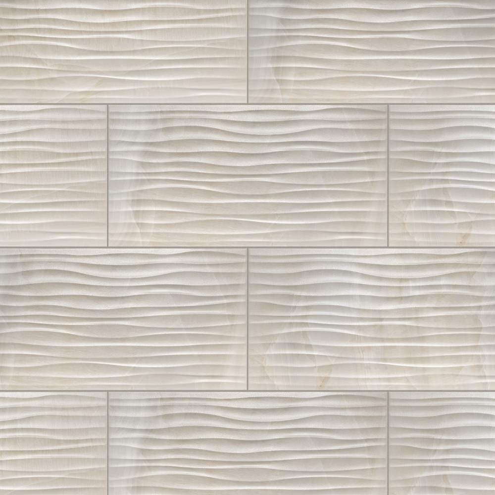 Dubai Deco Pearl 12-1/2 in. x 24-1/2 in. Porcelain Wall Tile