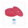 Boardwalk, Buff, Red, 17", Round Floor Pad