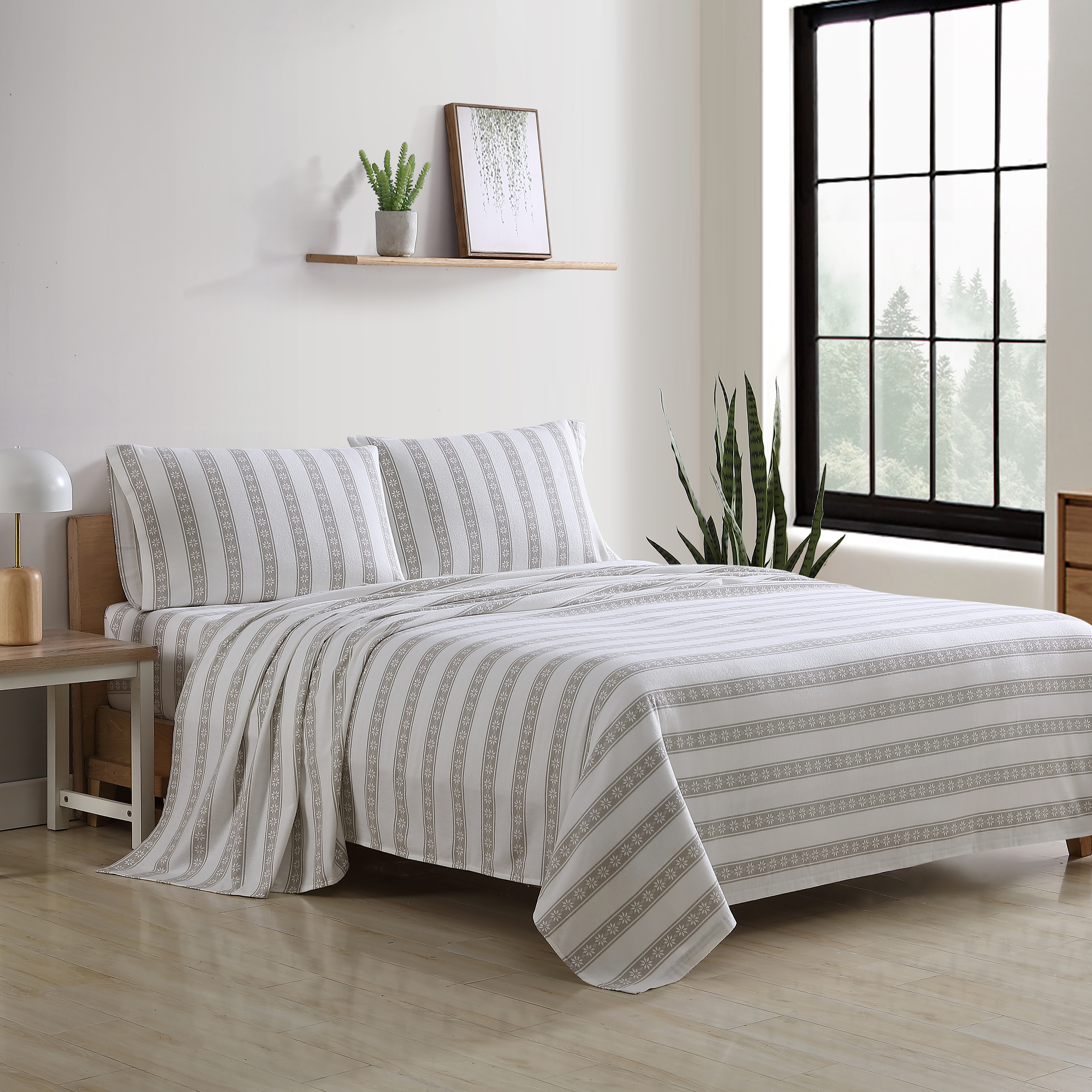 Eddie Bauer 100% Cotton Flannel Sheet Set - Picture 36 of 38