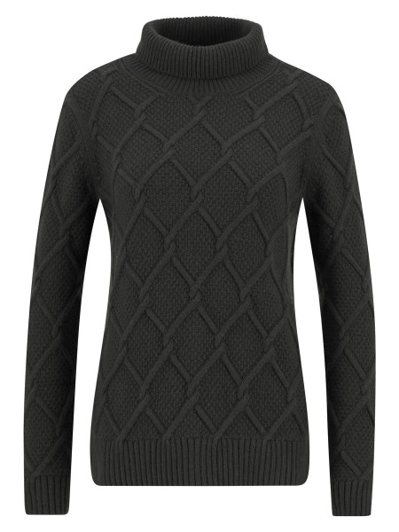 Felpa a maglia con collo arrotolato Burne Felpa a maglia con collo arrotolato Burne