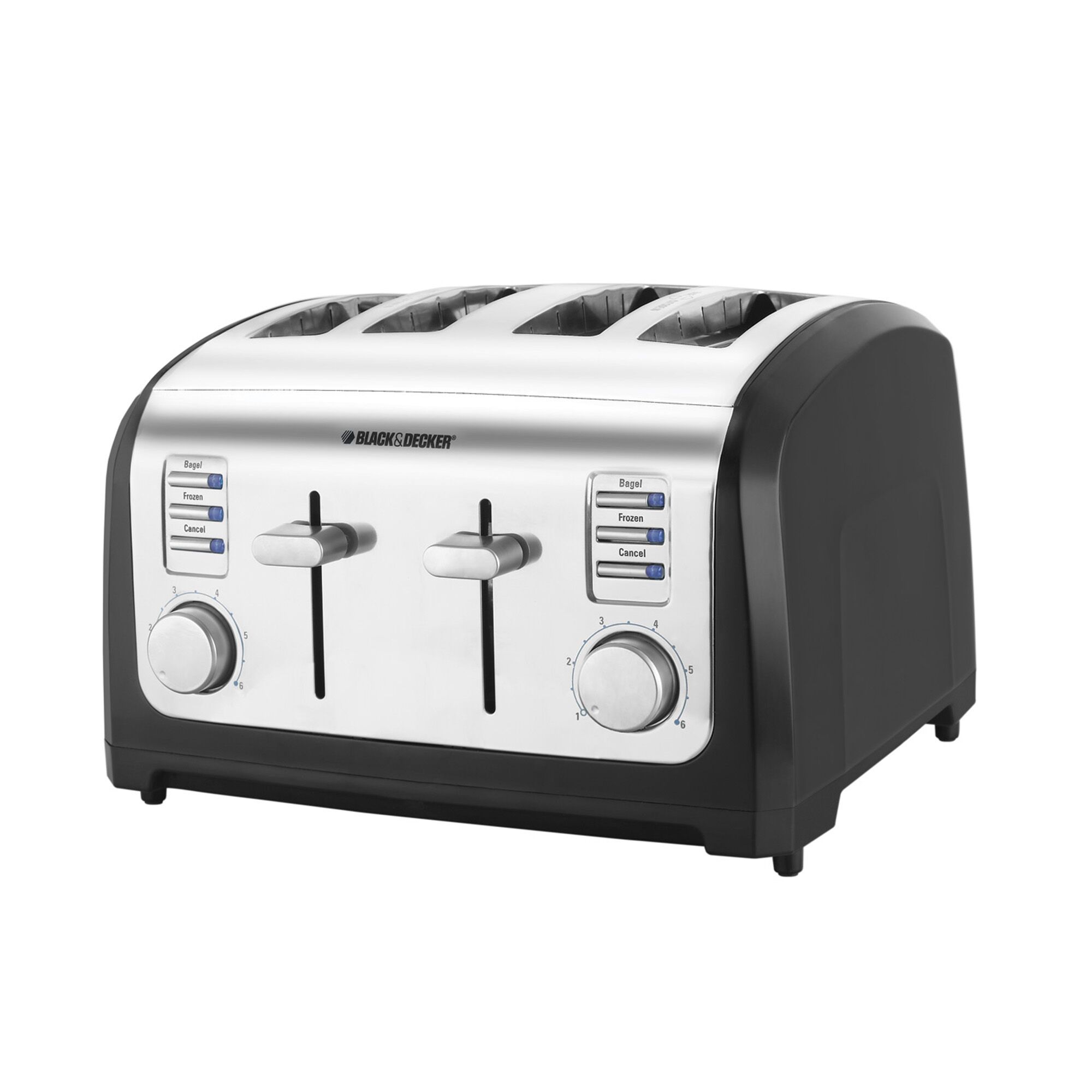 Right side view of 4 Slice Toaster.