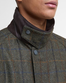 Bedale Check Wool Jacket Brown