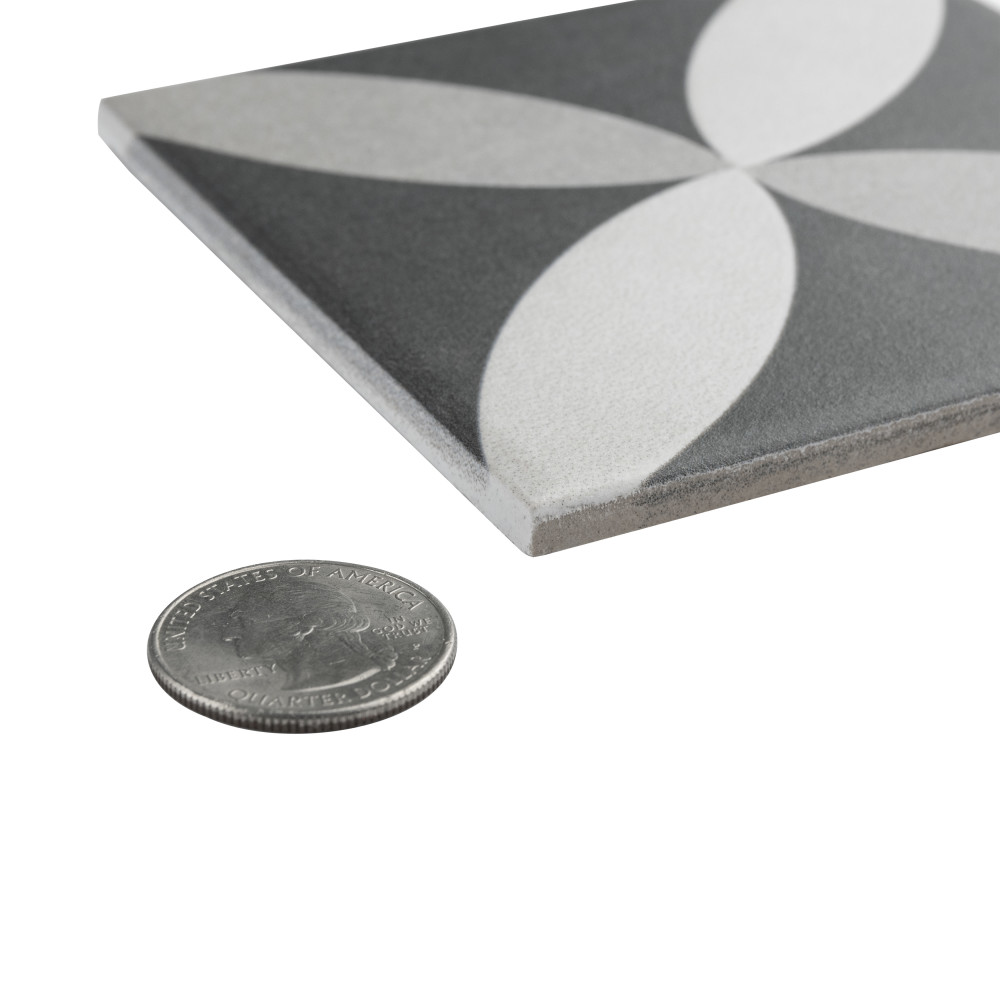 Sample – Twenties Mini Petal Ceramic Floor and Wall Tile
