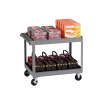 TNNSC2436, Tennsco Corp., Two Shelf Metal Cart, 24 x 36 x 32, Gray