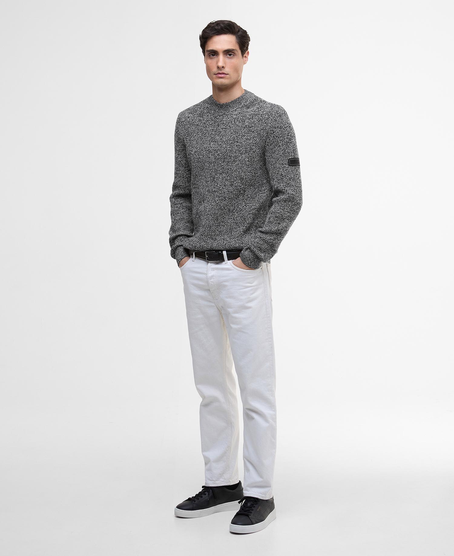 Declan Yarn Twist Crew Neck Jumper image number 1