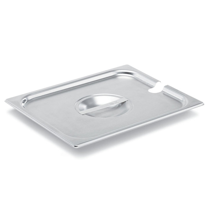 Half-size Super Pan V® slotted stainless steel cover