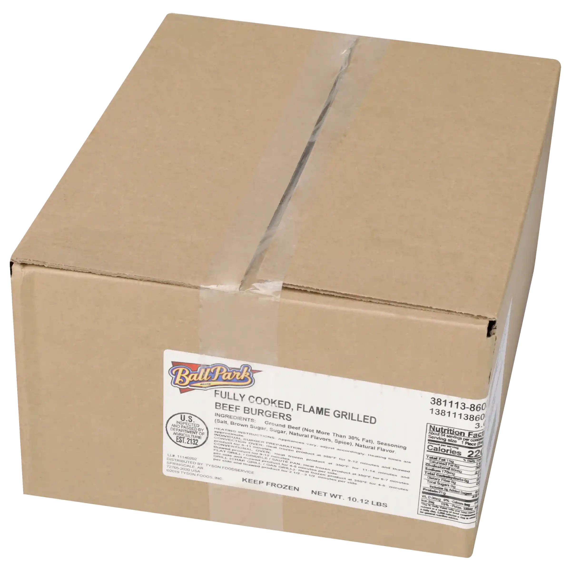 Ball Park® Flame Grilled Beef Burger, 3 oz._image_5