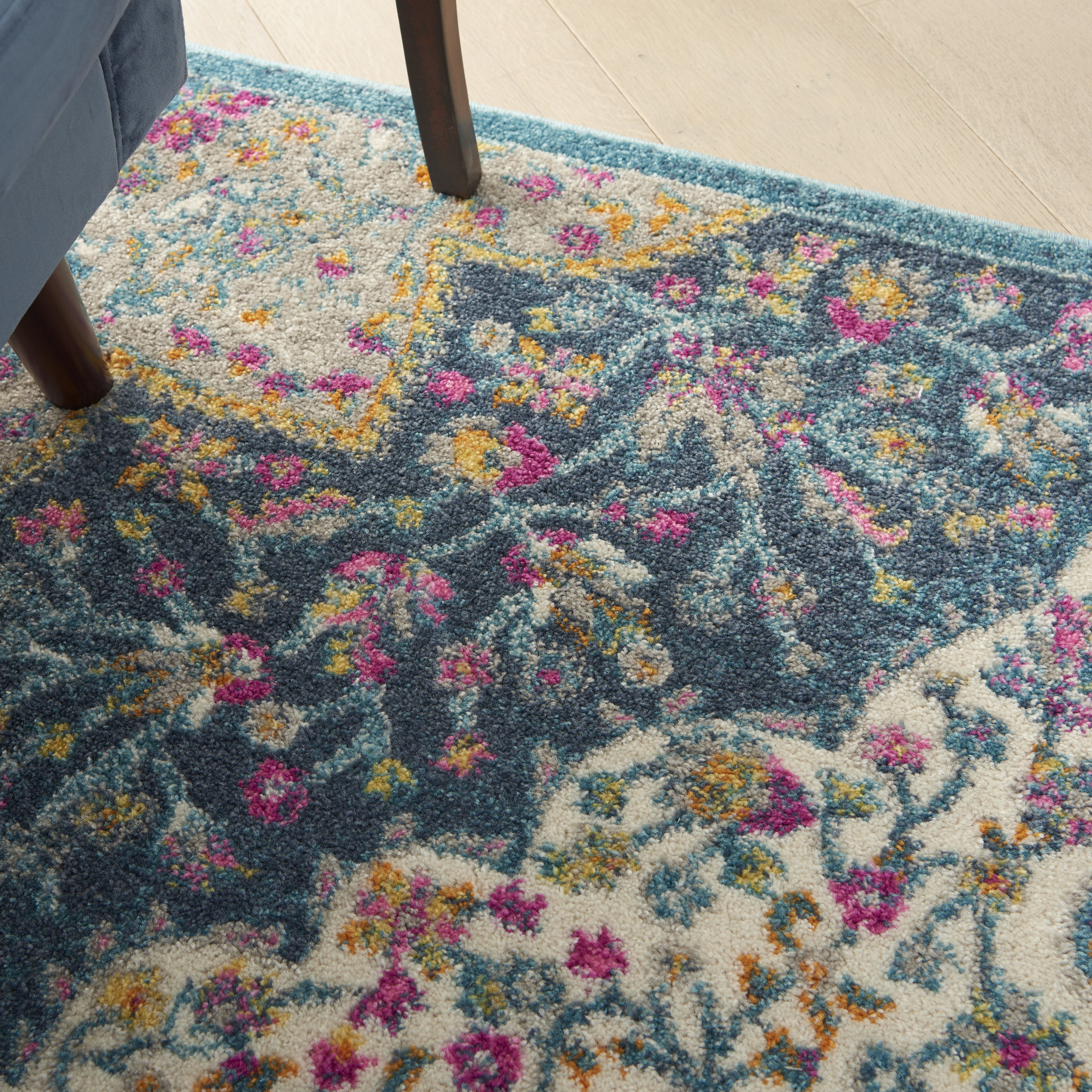 Nourison Passion 5'3" x 7'3" Multicolor Farmhouse Indoor Rug