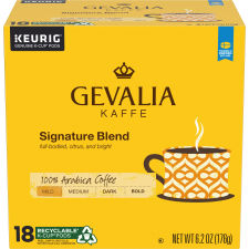 Gevalia Signature Blend Mild 100% Arabica Coffee K-Cup Pods, 18 ct Box