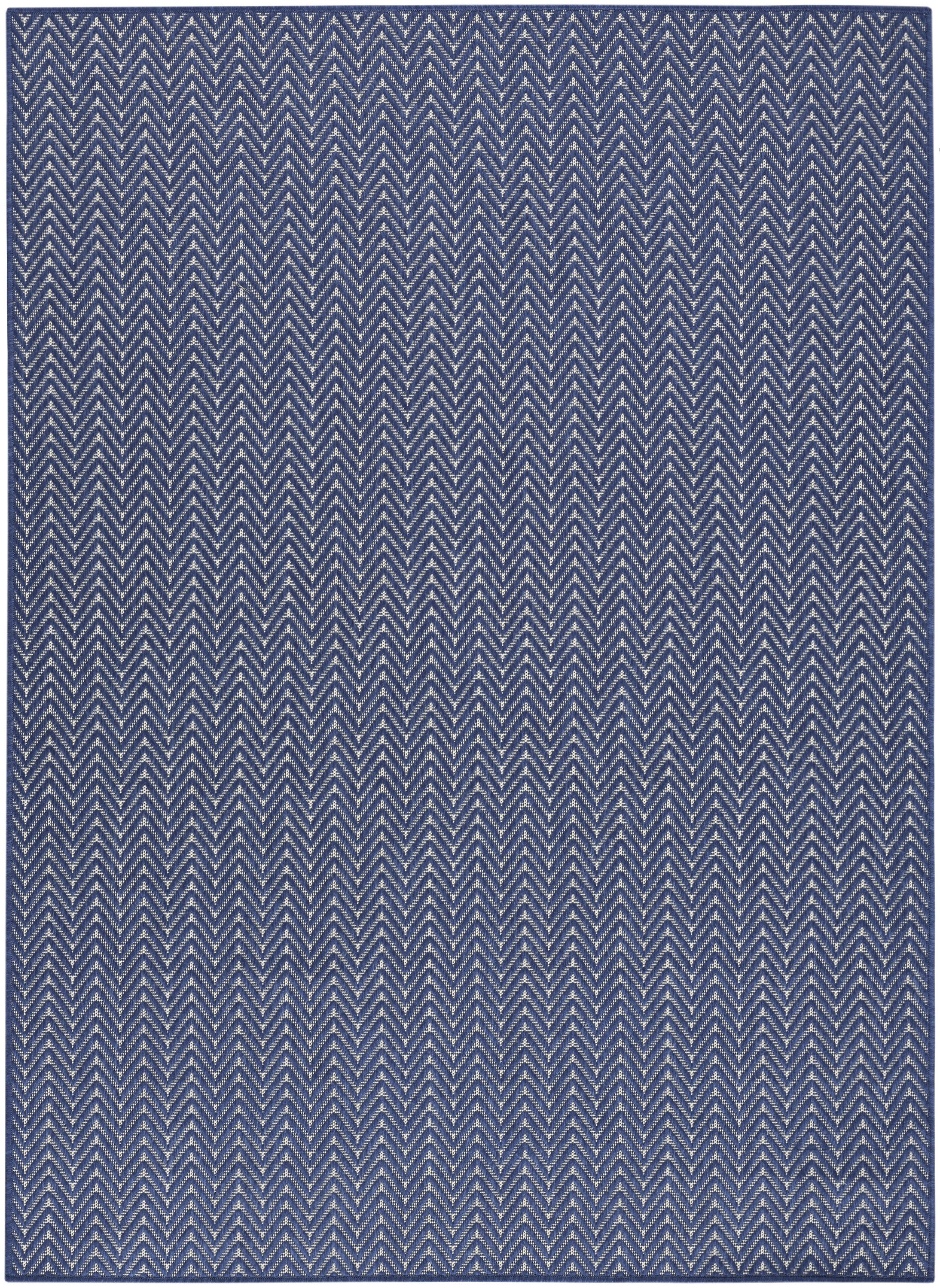 Nourison Horizon Indoor/Outdoor 6' x 9' Navy Modern Rug