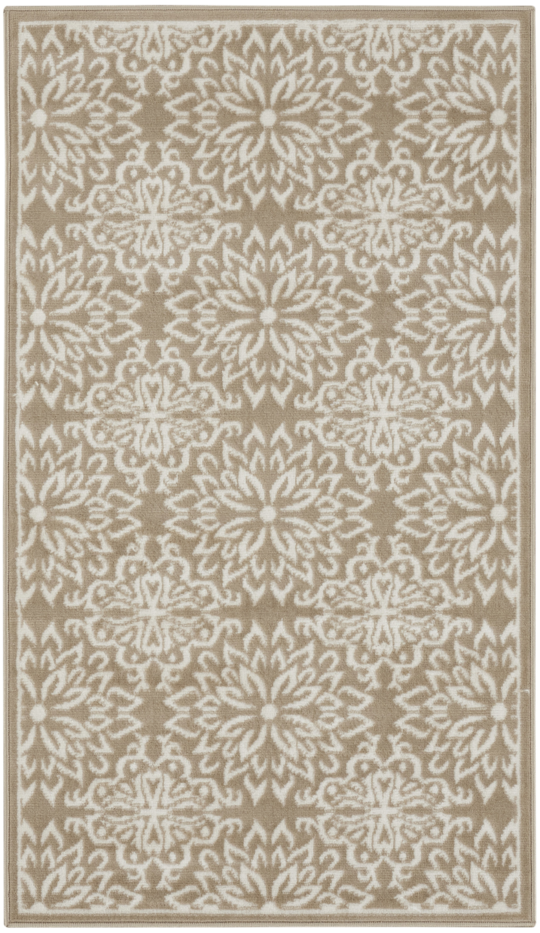 Nourison Jubilant 3' x 5' Taupe Farmhouse Indoor Rug