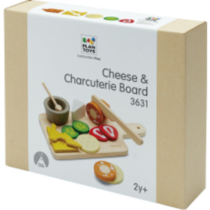 Wooden Cheese & Charcuterie Board Pretend Play Set