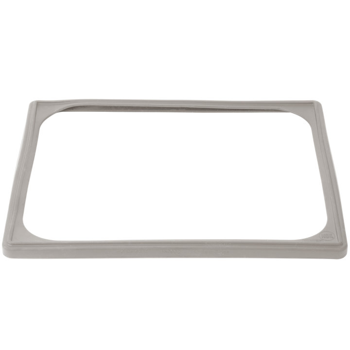 Half-size high-temperature silicone pan band in gray