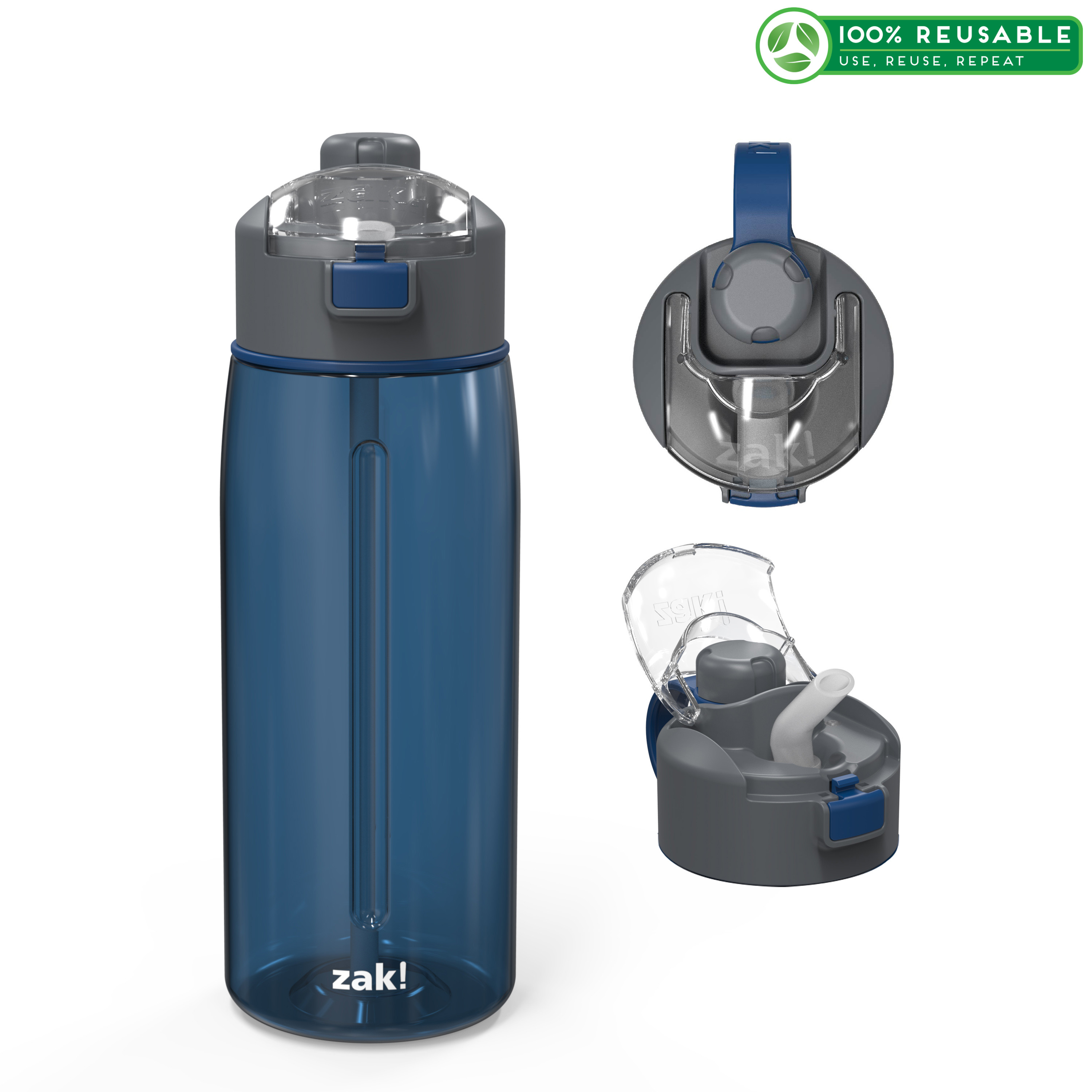Genesis 32 ounce Water Bottle, Indigo slideshow image 1 Genesis 32 ounce Water Bottle, Indigo slideshow image 1