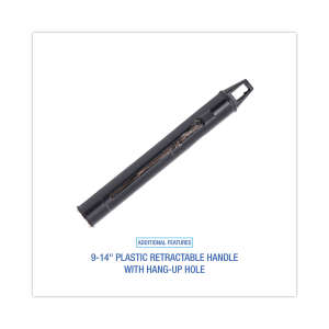 Boardwalk, Retractable Feather Duster, 9" To 14" Handle, Ostrich Feather, Black, 5 in