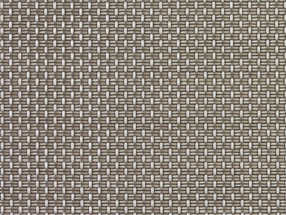 Mantel individual trama fina de PVC y poliéster de 45 x 30 cm en Café