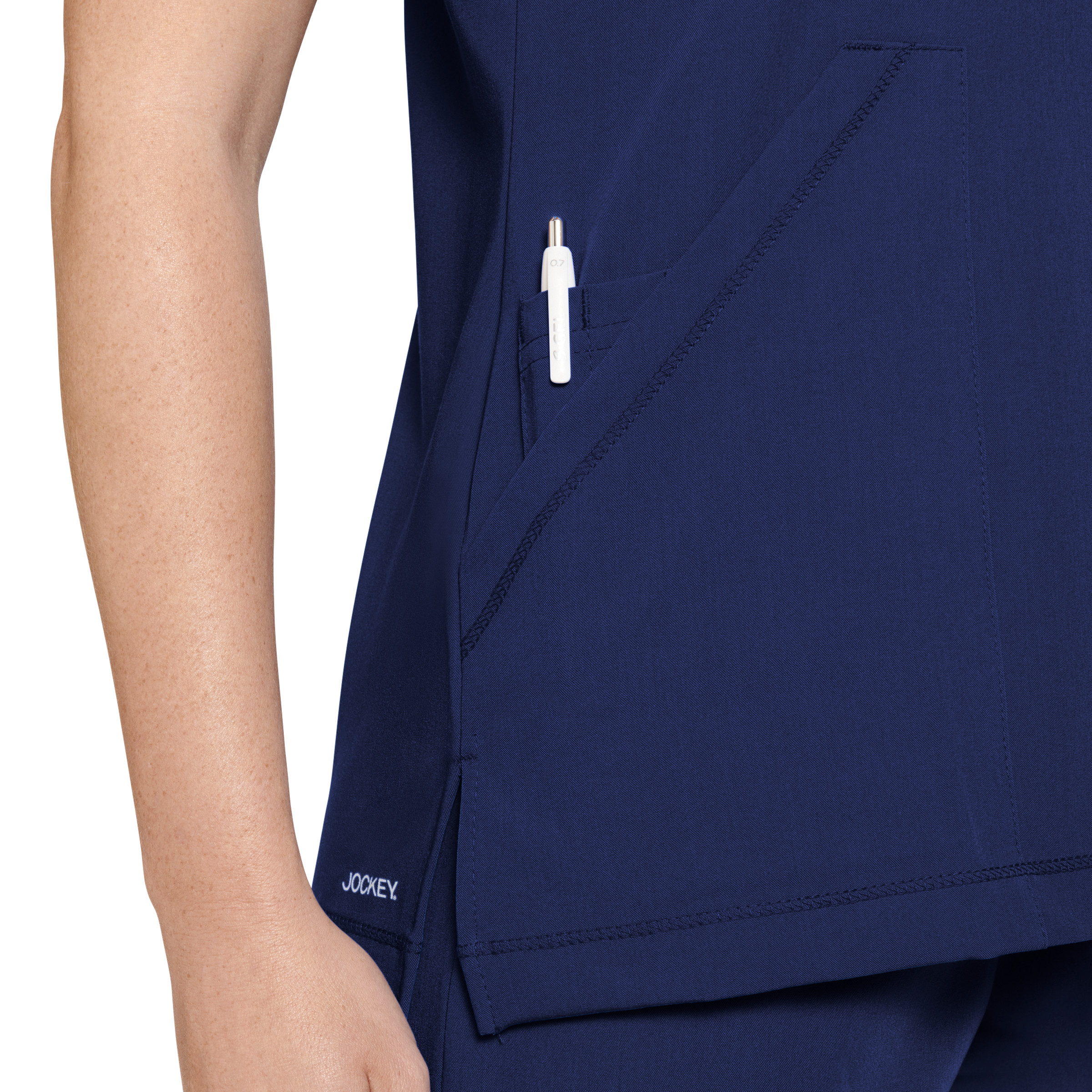 Jockey Women's Comfort Crew Scrub Top - Picture 18 of 29