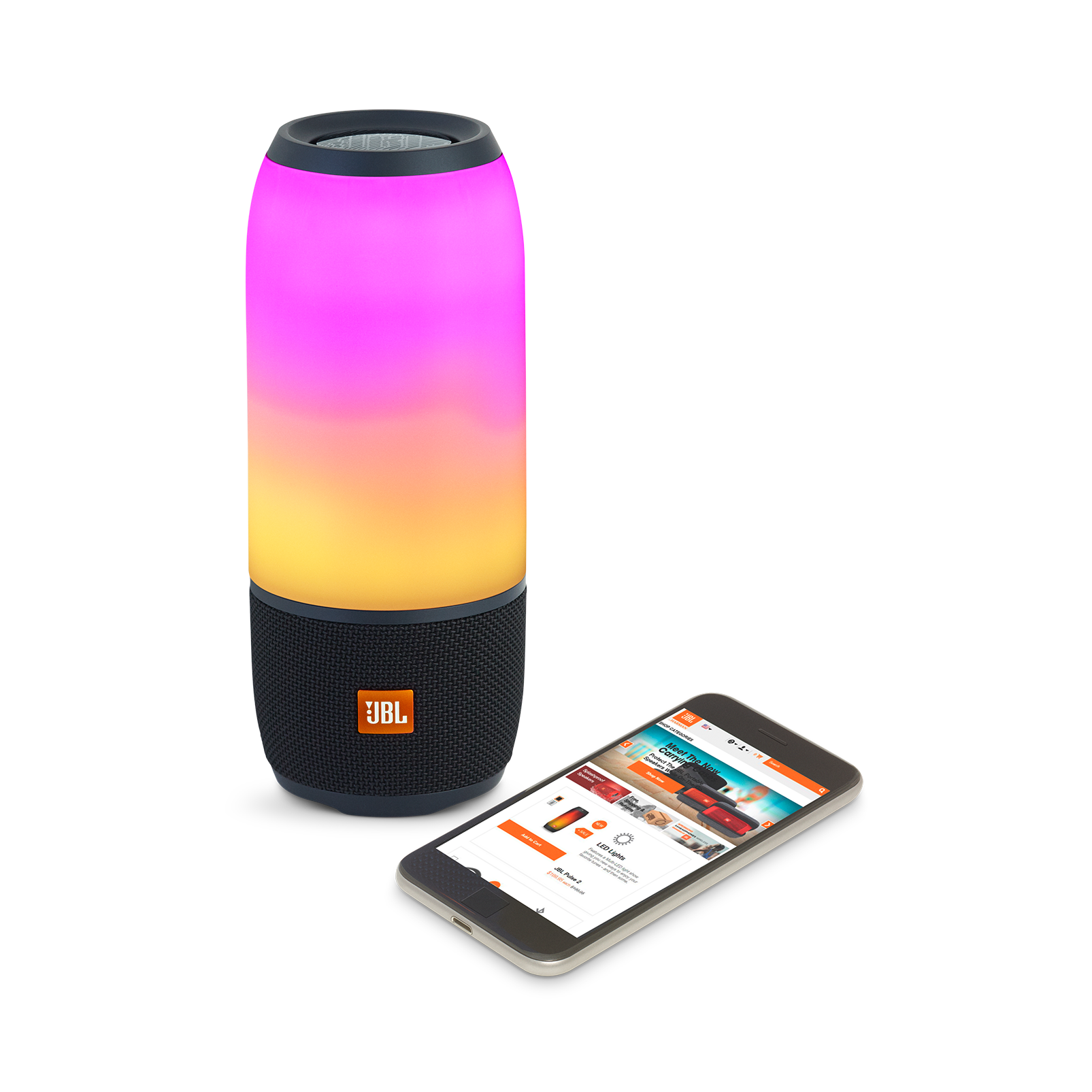 JBL Pulse 3, Waterproof portable Bluetooth speaker with 360° lightshow and sound