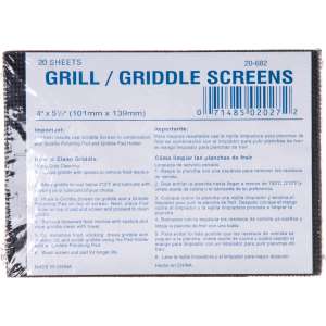 Carlisle, Sparta, Grill Screen, Rectangle, 4"x5.5", Black