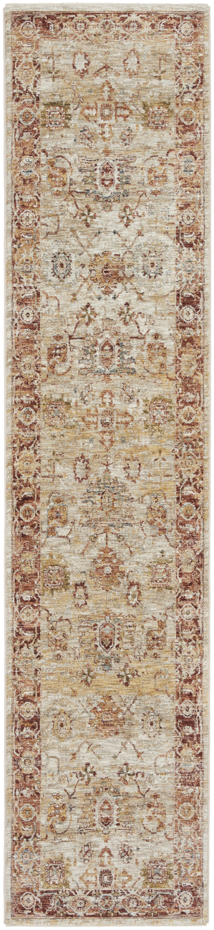 Nourison Sahar 2'3" x 10'2" Ivory Persian Indoor Rug