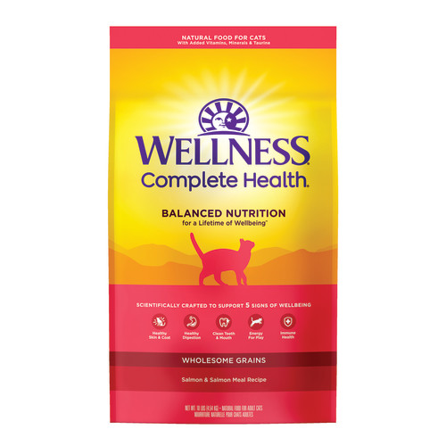 Wellness Complete Health Grained Salmon & Salmon Meal Front packaging