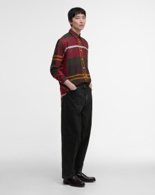 Camicia in tartan oversize a maniche lunghe Renford 