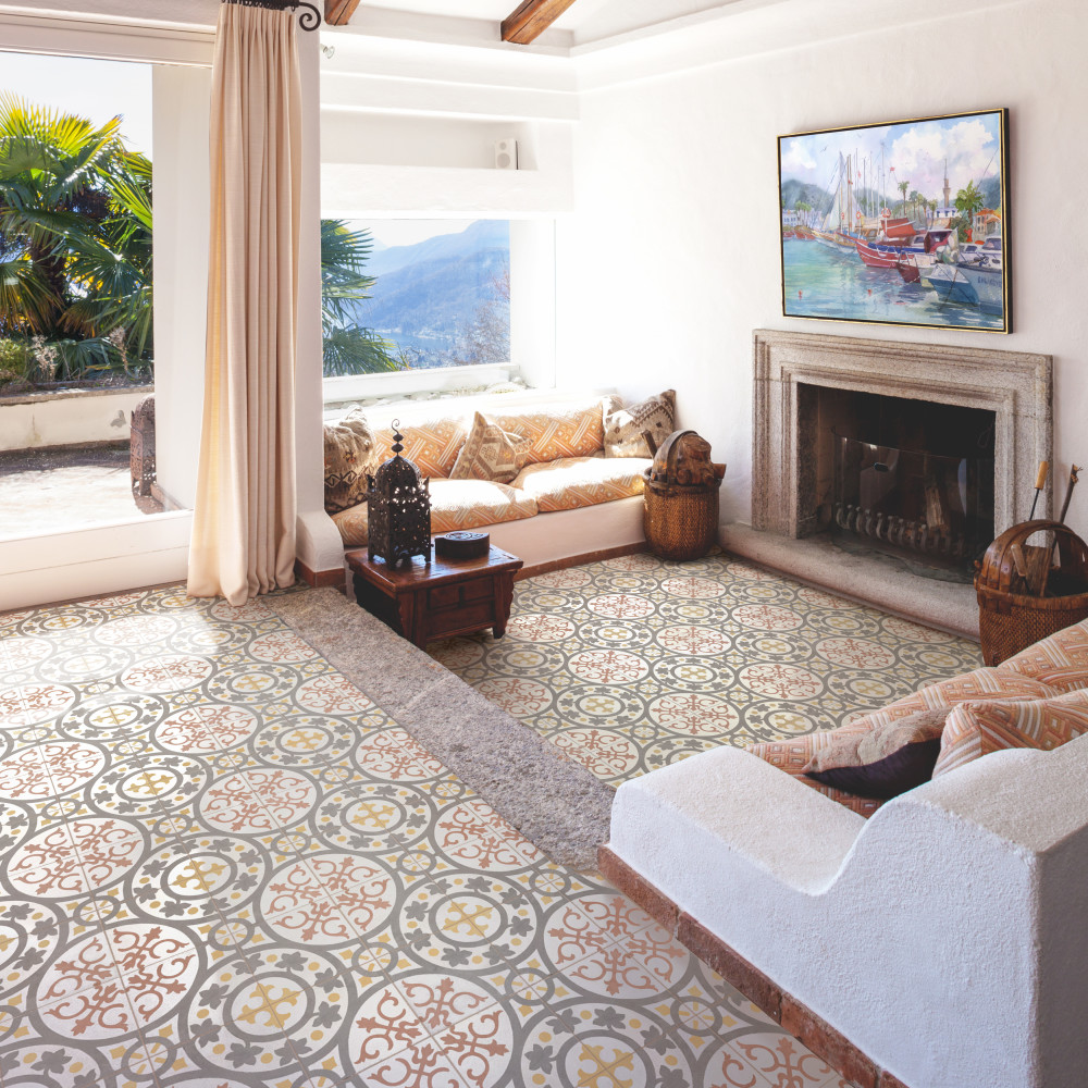 Kings Paname Trocadero 17-5/8 in. x 17-5/8 in. Ceramic Floor and Wall Tile