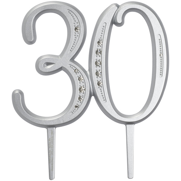 30 Diamond Milestone Monogram