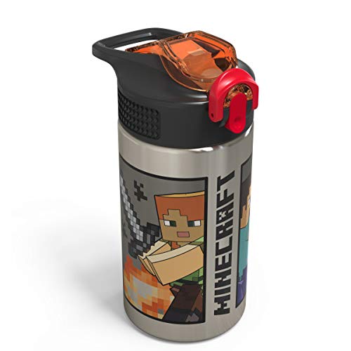 Minecraft 15.5 ounce Water Bottle, Steve and Alex slideshow image 6 Minecraft 15.5 ounce Water Bottle, Steve and Alex slideshow image 6