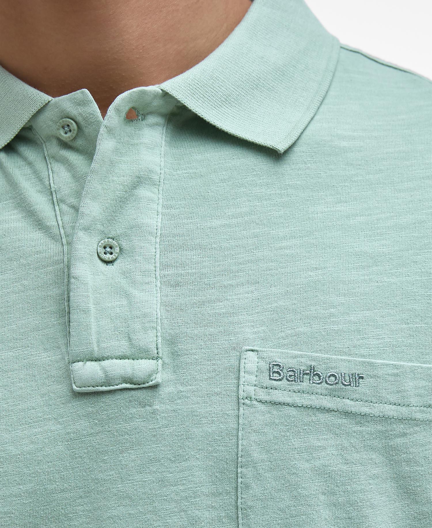Pigment Dye Slub Polo Shirt image number 4