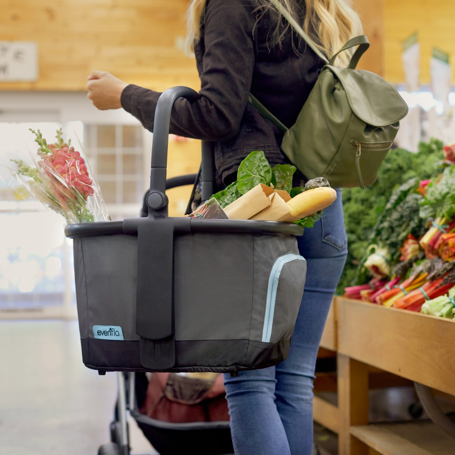 Stroller Market Basket (Gray Sky)