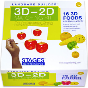 Language Builder&reg; 3D-2D Matching Kit, Foods
