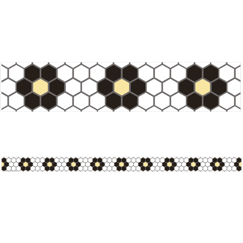The Hive Floral Mosaic Deco Trim®, 37 Feet