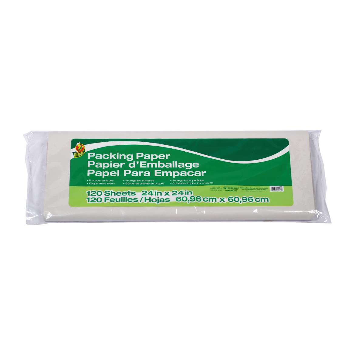 Duck® Brand Packing Paper - White, 120 pk, 24 in. x 24 in. Image
