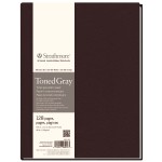 Strathmore 400 Series Art Journal Sketch Paper Toned Gray Hardbound Binding 128 Page 64 Sheet 8.5x11  inch 1 Count