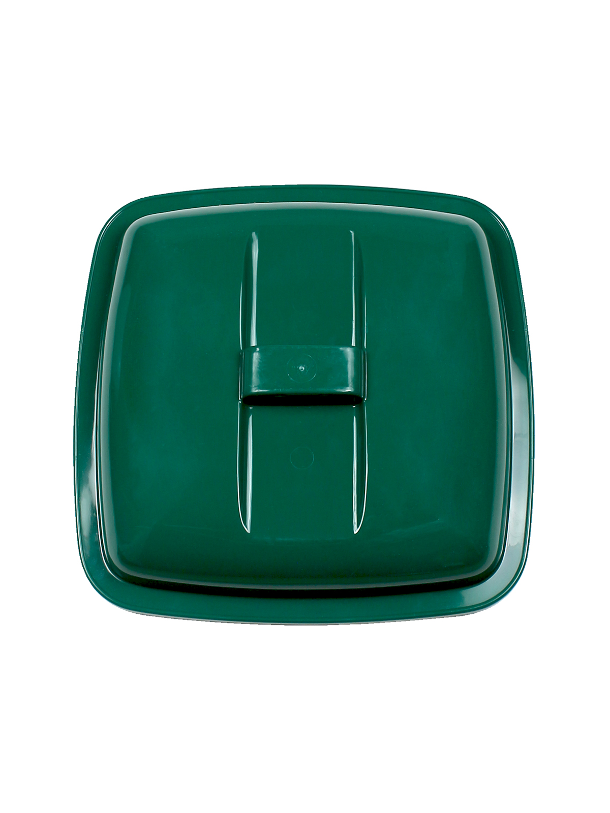 UPRIGHT – Single – Lid – 14 G – Solid Lift – Dark Green